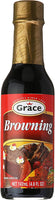 Grace Browning Sauce Jamaican 4.8oz - Browning Sauce for Grilling & Baking Jamaican Food - Jamaican Seasoning Sauce for Beef Gravy Vegetarian Gravy Brown Gravy Sauce & Oxtail Seasoning Jamaican (Pack of 6)