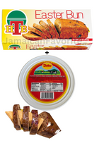 Jamaican Easter Bun 35oz and Cheese 500g Combo