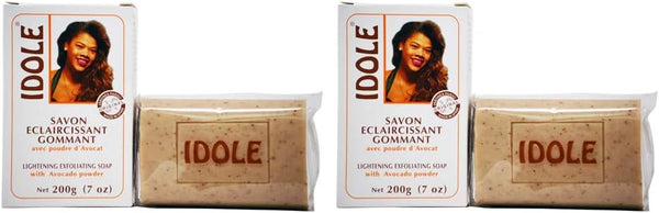 Idole Exfoliating Soap with Avocado Powder 7 oz. (Pack of 2)