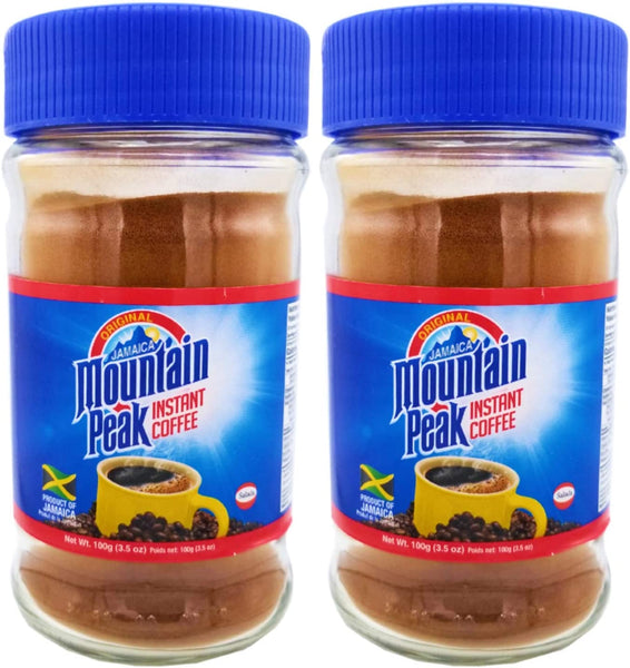 Jamaica Mountain Peak Instant Coffee 3.5 oz (Pack of 2)