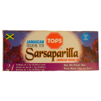 Tops Sarsaparilla Jamaican Herbal Tea Bags