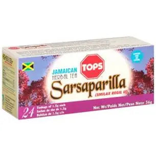 Tops Sarsaparilla Jamaican Herbal Tea Bags