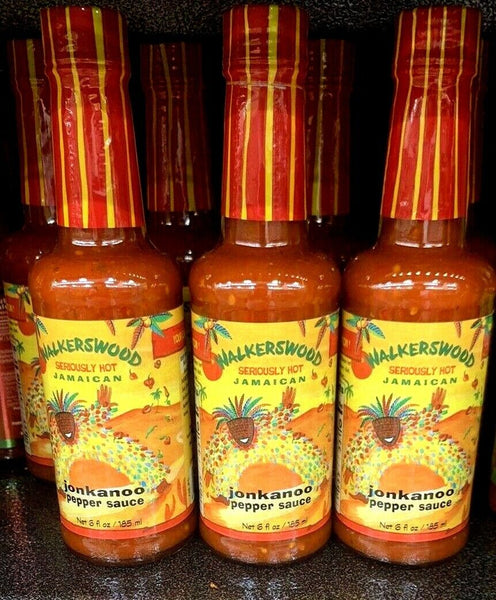 Walkerswood Seriously Hot Jamaican Jonkanoo Pepper Sauce 5 oz (Pack of 3)