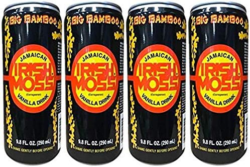 Big Bamboo Jamaican Irish Moss Vanilla Drink 9.8 oz (Pack of 4)