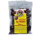 Caribbean Delight sun dried sorrel 100g bag — premium hibiscus petals for authentic Caribbean drinks, available online in Canada
