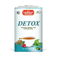 Caribbean Dreams Detox Natural Herbal teas, Caffeine Free