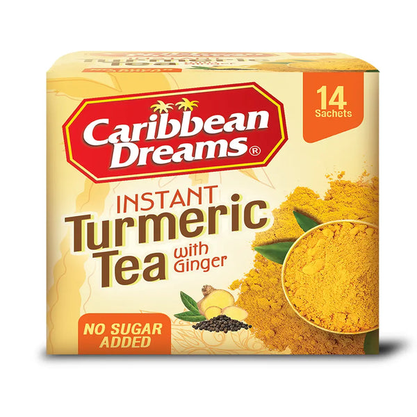 Caribbean Dreams Instant Turmeric Tea with No Added Sugar