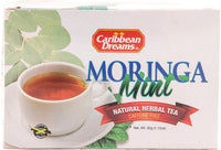 Caribbean Dreams Moringa Mint Natural Herbal Tea Bags