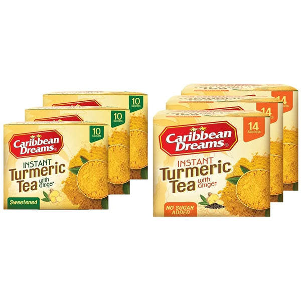 Caribbean Dreams Instant Turmeric Tea (Pack of 6)