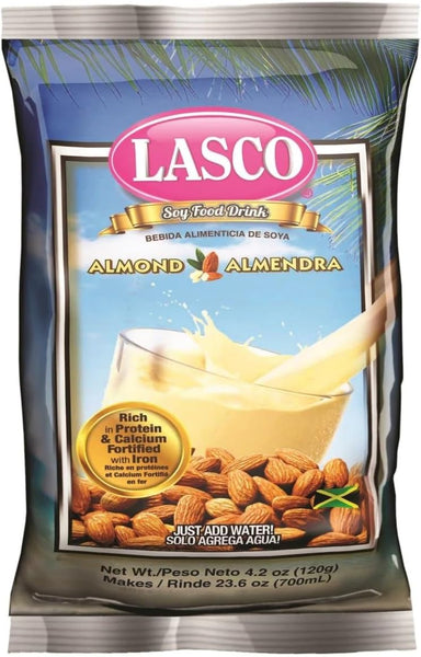 Boisson alimentaire au soja Lasco, amande (120g x 3= 360g)
