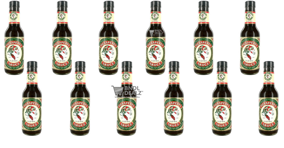 Pickapeppa Jamaican Sauces – Hot Mango, Original, Gingery Mango & Spicy Mango – 5oz – 3 Pack, 6 Pack, 12 Pack & 4-Flavour Variety Mix – Canada & USA