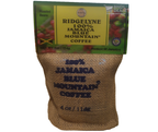 Ridgelyne 100% Jamaica Blue Mountain Coffee 4oz burlap bag—premium roasted beans available online across Canada