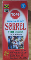Tops Sorrel with Ginger Tea Bags