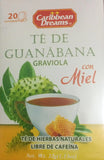 Caribbean Dreams (Graviola) Soursop with Honey Tea