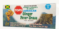 Tops Jamaican Ginger Fever Grass Tea Bags