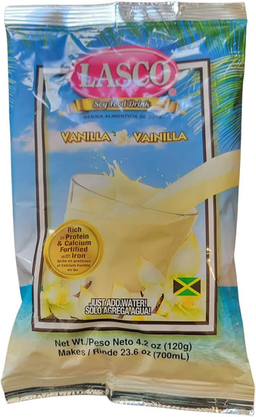 Lasco Soy Food Drink, Pack of 6 Vanilla (120g x 6= 720g) fast shipping