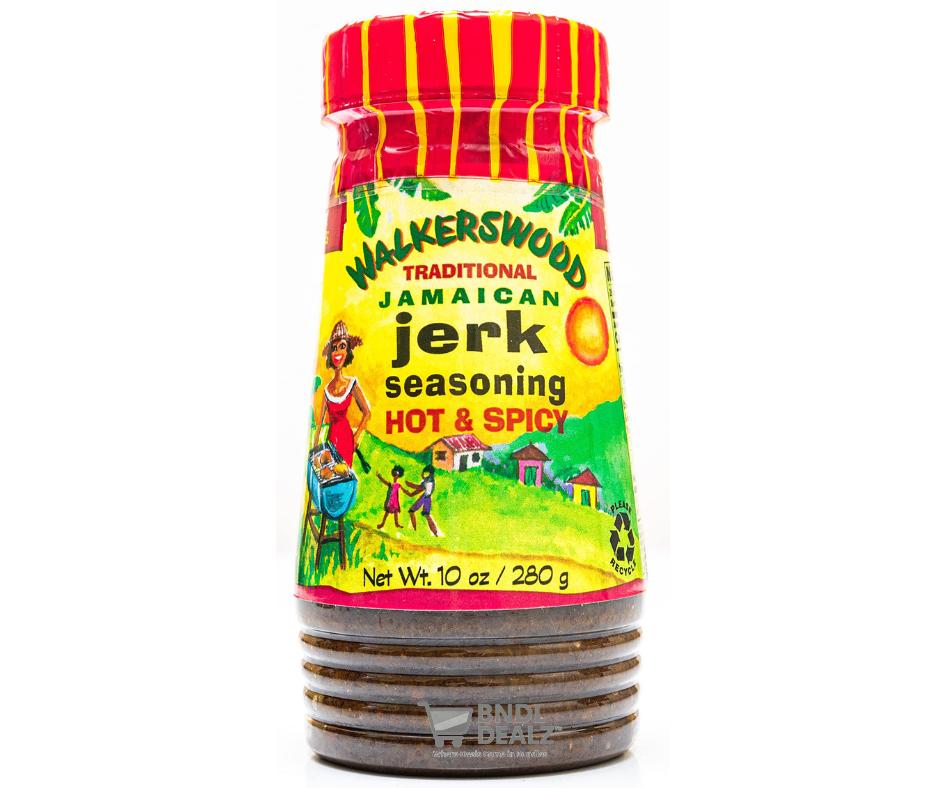 Walkerswood Hot & Spicy Jamaican Jerk Seasoning 10oz – Authentic Caribbean marinade for chicken, pork, BBQ and grilling – Available in Canada & USA