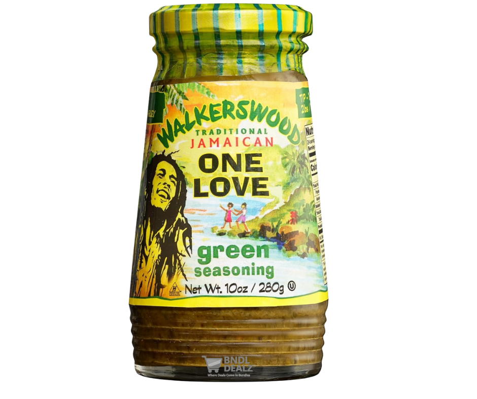 Walkerswood One Love Jamaican Green Seasoning 10oz – Authentic Caribbean Cooking Marinade – BNDLDEALZ