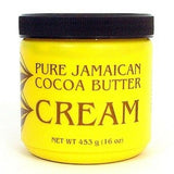 Pure Jamaican Cocoa Butter Cream 453g (16 oz) (Pack of 2)