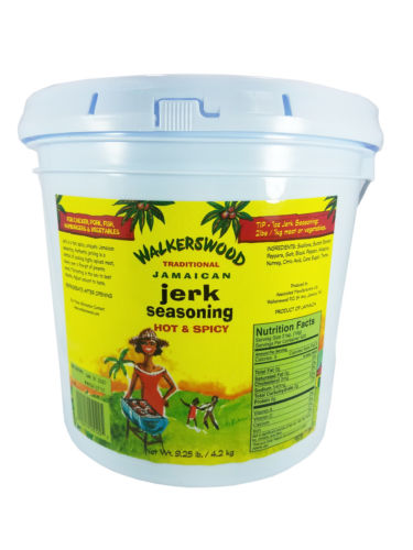 walkerswood traditional jamaican jerk seasoning hot & spicy 1 gallon