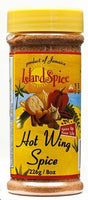 Island Spice Jamaican Hot Wing Spice 8 oz (Pack of 3)