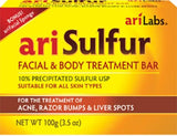 Savon de traitement pour le visage et le corps AriSulphur 3,5 oz (paquet de 6)