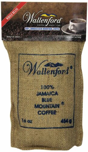 Jamaican Blue Mountain Coffee, Best 100% Organic Roasted Whole Beans