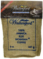 100% jamaican blue mountain coffee wallenford estate roasted beans 8oz