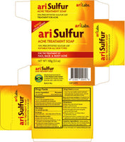 AriSulphur Facial & Body Treatment Soap 3.5oz (Pack of 6) | FREE SHIPPING