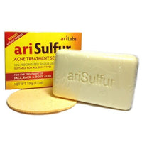AriSulphur Facial & Body Treatment Soap 3.5oz (Pack of 6)