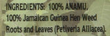 6 guinea hen weed ital jamaican tea bags best anamu freshly packed