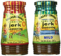 Assaisonnement Walkerswood Jerk chaud et épicé et doux 10oz.