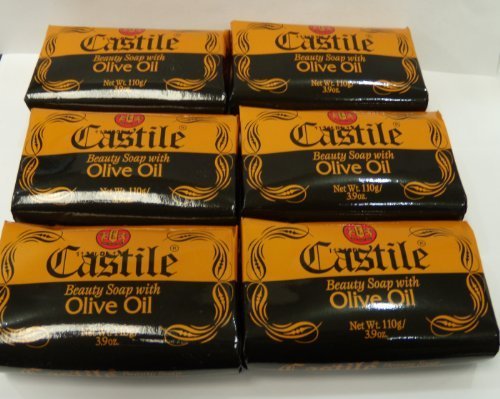 6 castile beauty soap with olive oil 3.9 oz - JamaicanFavorite