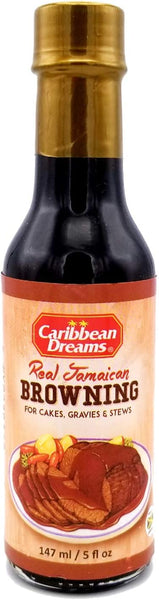 Caribbean Dreams Real Jamaican Browning Caramelo Sauce 5 oz (Pack of 3)