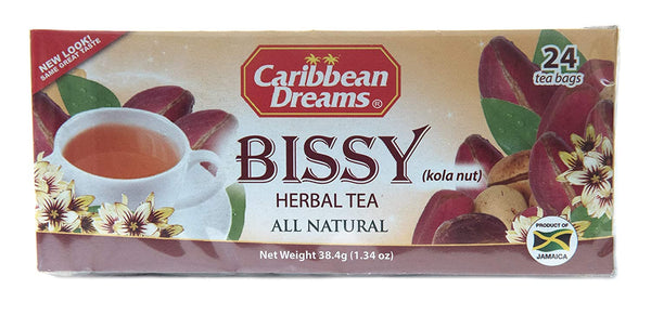 Caribbean Dreams Bissy Tea (Kola Nut), 24 tea bags