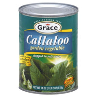 grace jamaican callaloo garden vegatable chopped in salt water 18 oz - JamaicanFavorite