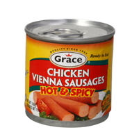 Grace Hot & Spicy Chicken Vienna Sausages (Pack of 6) - JamaicanFavorite