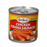 Grace Hot & Spicy Chicken Vienna Sausages (Pack of 6) - JamaicanFavorite