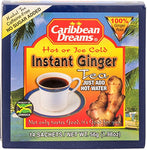 caribbean dreams instant ginger tea un-sweetened 14 sachets - JamaicanFavorite