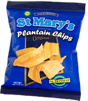 Chips de plantain St. Mary's 1 oz (paquet de 12)